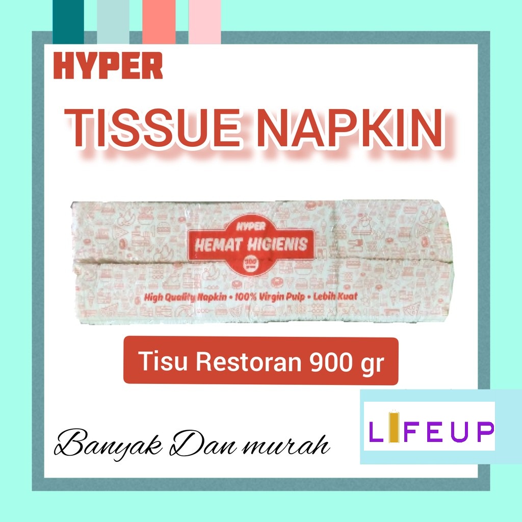 Tissue Napkin Hyper 900 gram / Tisu Napkin Hyper 900 gr / Tissue Restoran