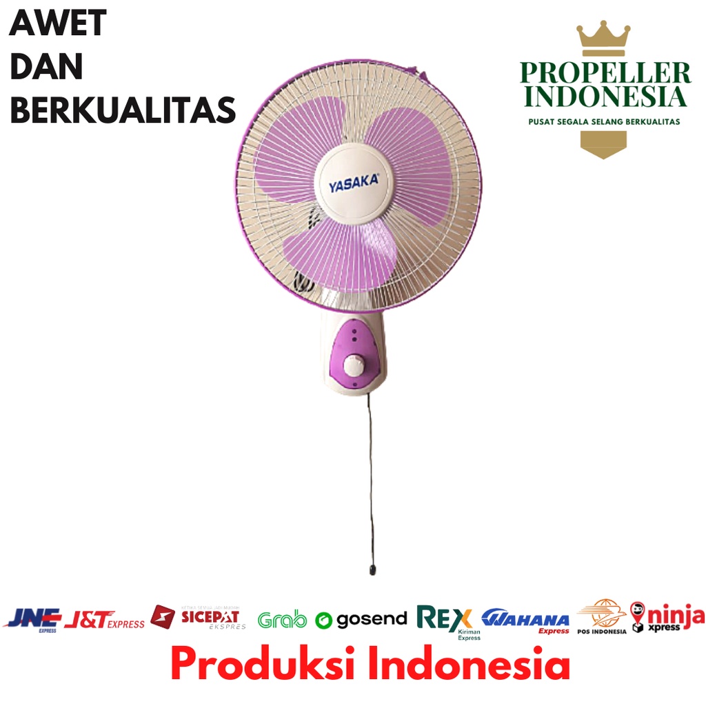 Kipas Angin Dinding Kipas Angin Gantung 12 Inch Wall Fan Ungu -1208 Kipas Angin Tembok Kipas Angin Murah Kipas Angin Tempel