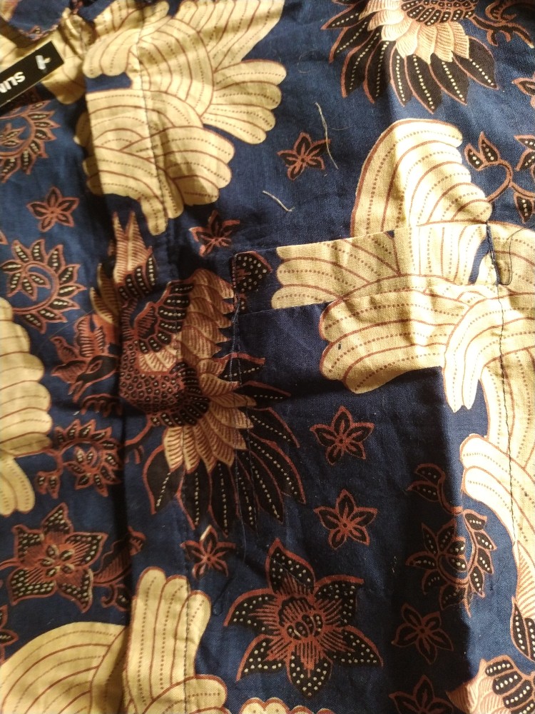 Kemeja Batik Pria Lengan Panjang Slim Fit Batik Pria Lengan Panjang Modern