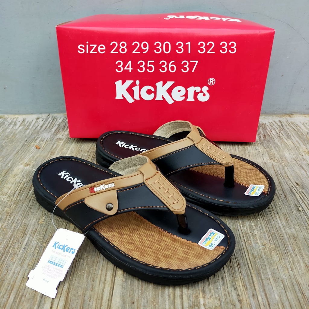 Sandal Anak japit murah KICKERS KC 01 28-37 /Sandal Anak /Fashion Anak /Sandal Empuk /Sandal Jepit Anak/ desain elegan/sandal anak terbaru/ sandal japit anak termurah