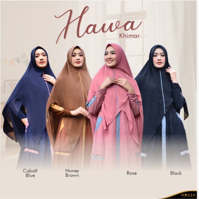 KHIMAR HAWA KHIMAR TERBARU CANTIK  MOUZA