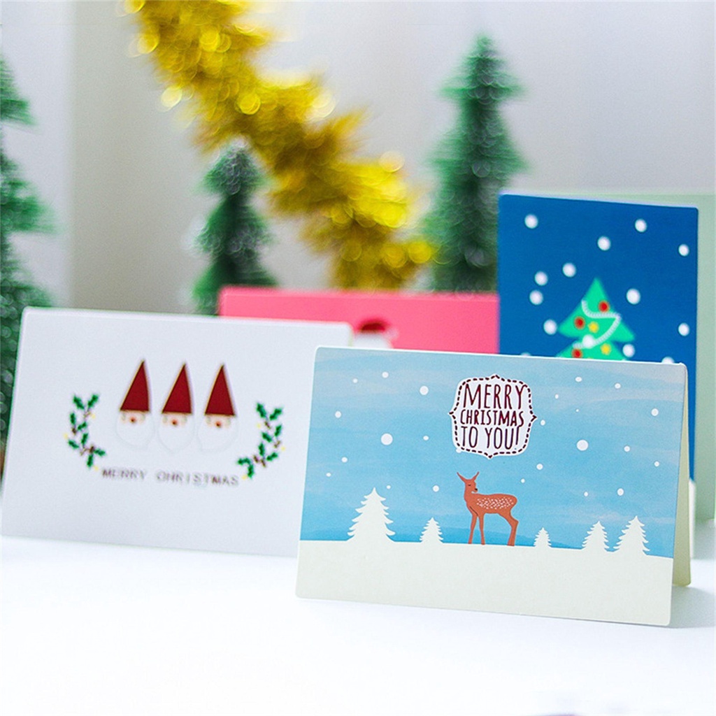 Preva Kartu Natal Xmas Party Postcards Amplop Kartun