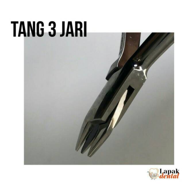 Tang 3 jari / tang dental / tang ortho prostho tang klammer o