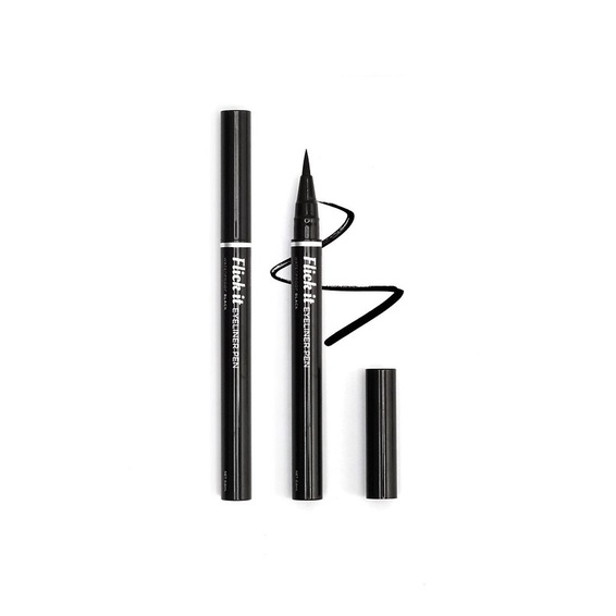 JUST MISS [FI] FLICK IT Eyeliner Spidol Tahan Air 0.6 ml Eyeliner Pen Waterproof Anti Air BPOM Black Hitam