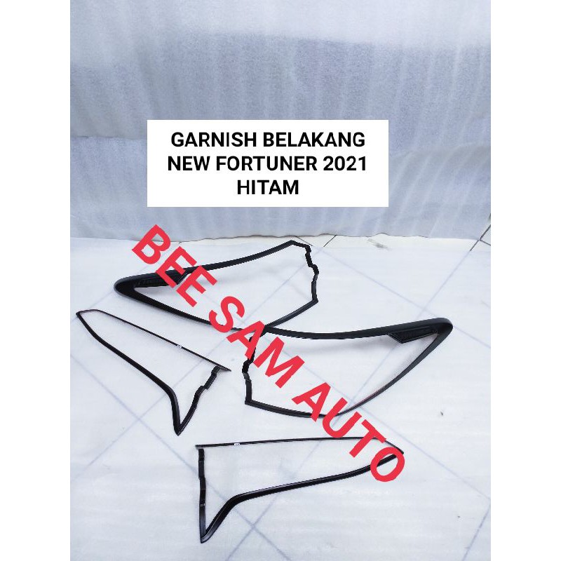 GARNISH BELAKANG NEW FORTUNER 2021 BLACK