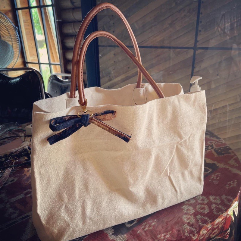 Tas kain + mainan kain tenun