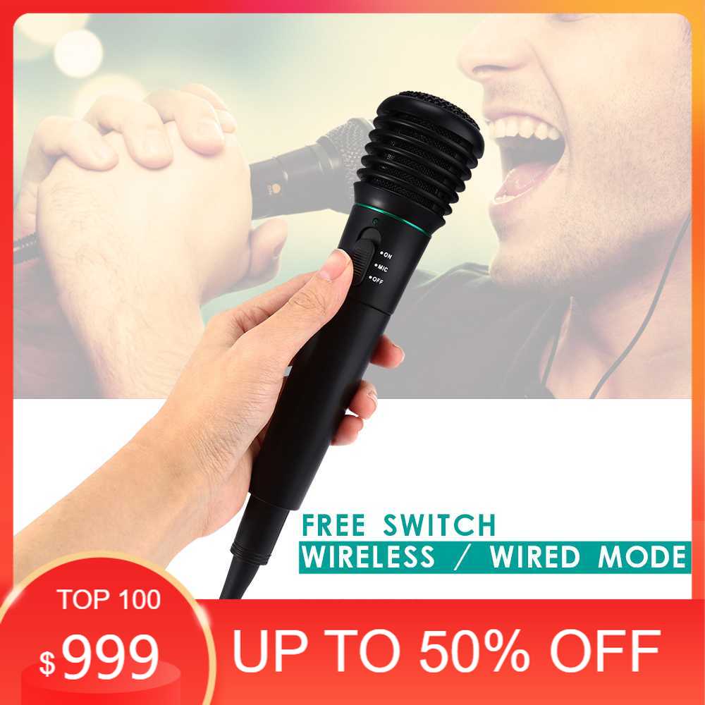 Mikrofon Profesional 2 in 1 Wireless Wired - WM-308