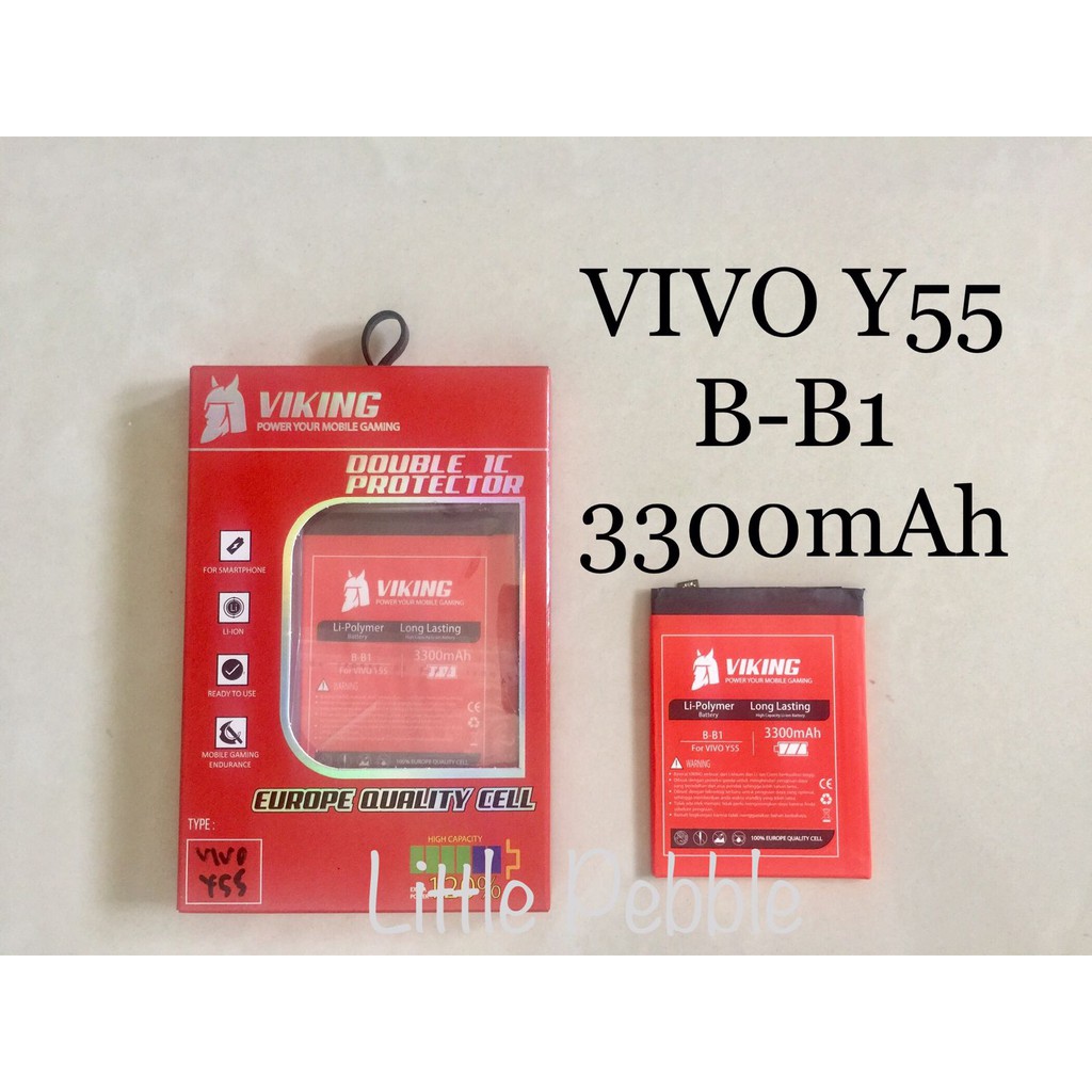 Baterai Viking 3300mAh Vivo Y55 - B- B1KD - 112808 - Batere baterei DOUBLE POWER