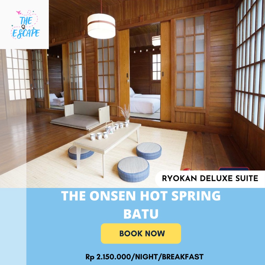 PROMO VOUCHER HOTEL THE ONSEN HOT SPRING BATU MALANG - FAMILY HOTEL