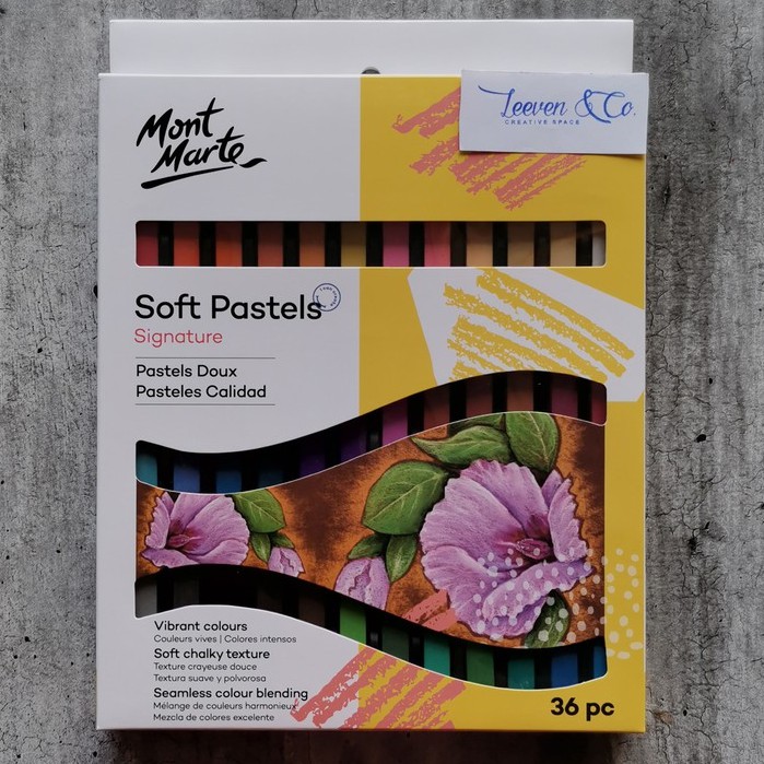 

MONT MARTE SOFT PASTELS 36PCS