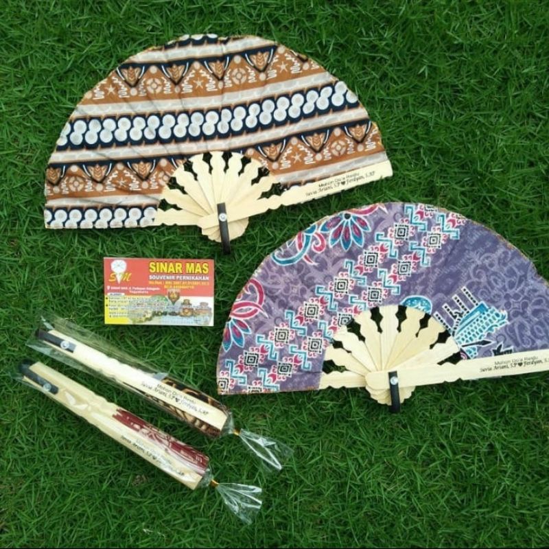 kipas batik - souvenir kipas - sovenir nikah - kipas
