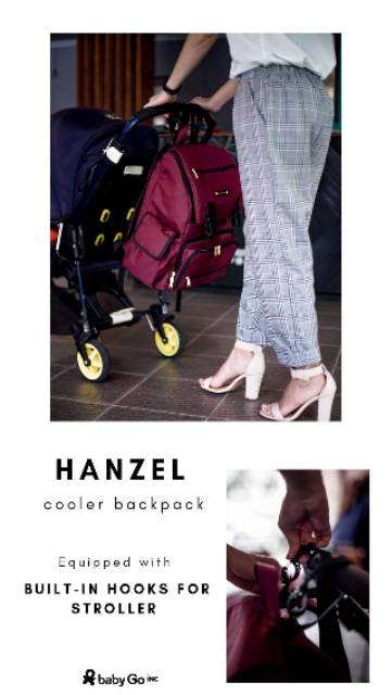 BABYGO INC HANZEL COOLER BACPACK DIAPER TAS ASI BAYI BABYGOINC BABY GO