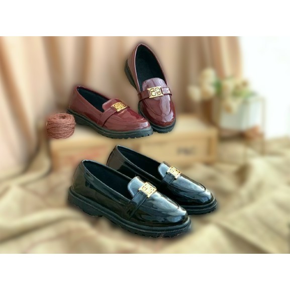 SEPATU WANITA LOAFERS VINTAGE / SEPATU SANYY RS 281