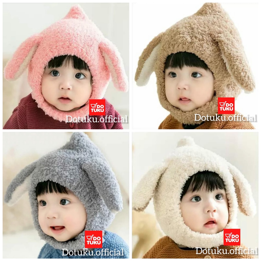 Topi Anak Kelinci Topi Bayi Model Kelinci Kupluk Anak Kupluk Bayi