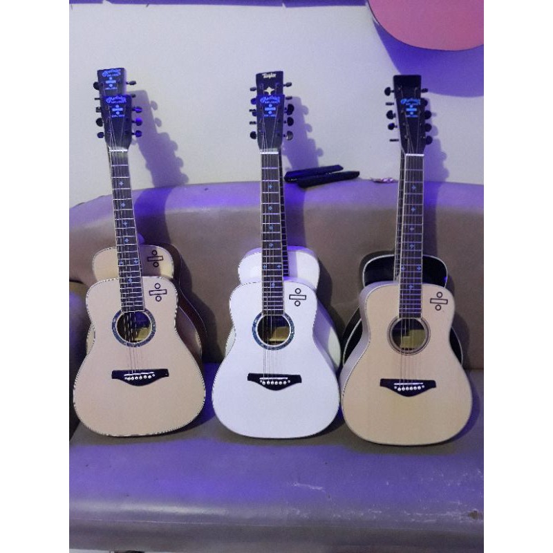 Gitar akustik 3/4 martin ed sheraan tanam besi-5
