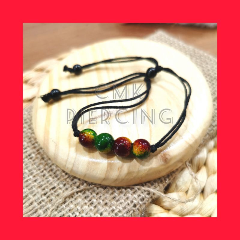 Gelang Ariel Batu Tiger Eye Agate Hijau