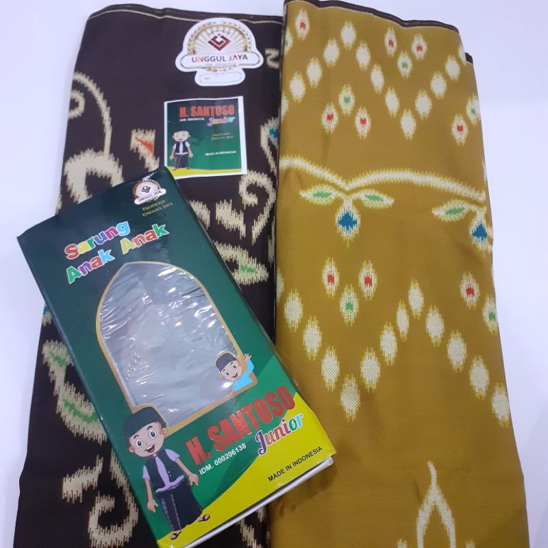 Sarung Anak H Santoso Junior/ Sarung Anak Unggul Jaya/ Sarung Anak Samarinda
