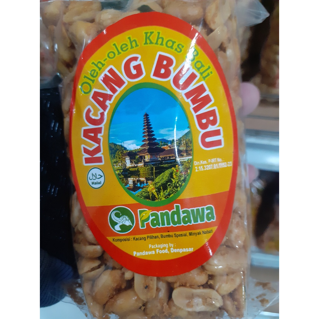 KACANG BUMBU PANDAWA OLEH OLEH KHAS BALI HALAL 500GR