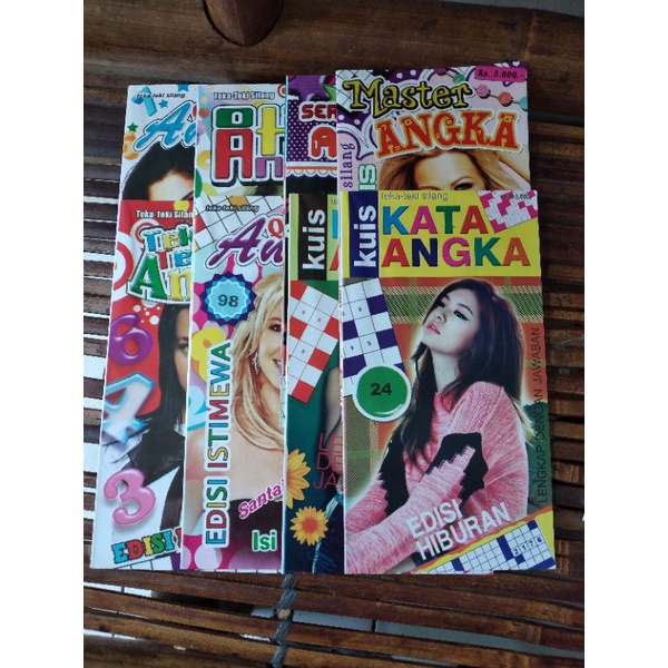 10 Pcs Buku Teka Teki Silang / Buku TTS angka panjang