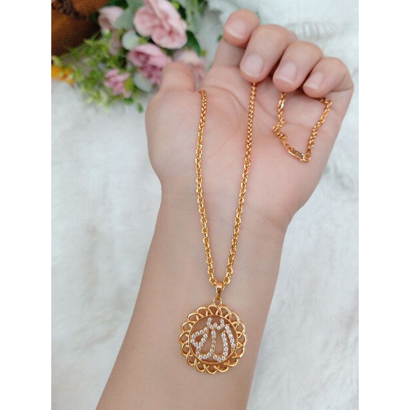 Kalung Yaxiya Lafadz Gold 60cm XW09052104