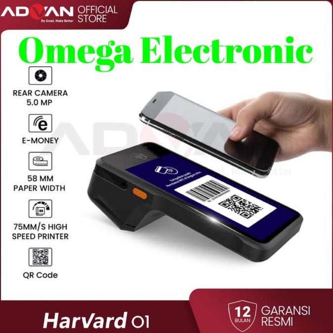 Advan Harvard 01 Android Smart Mobile Pos Mesin Kasir Thermal 58mm