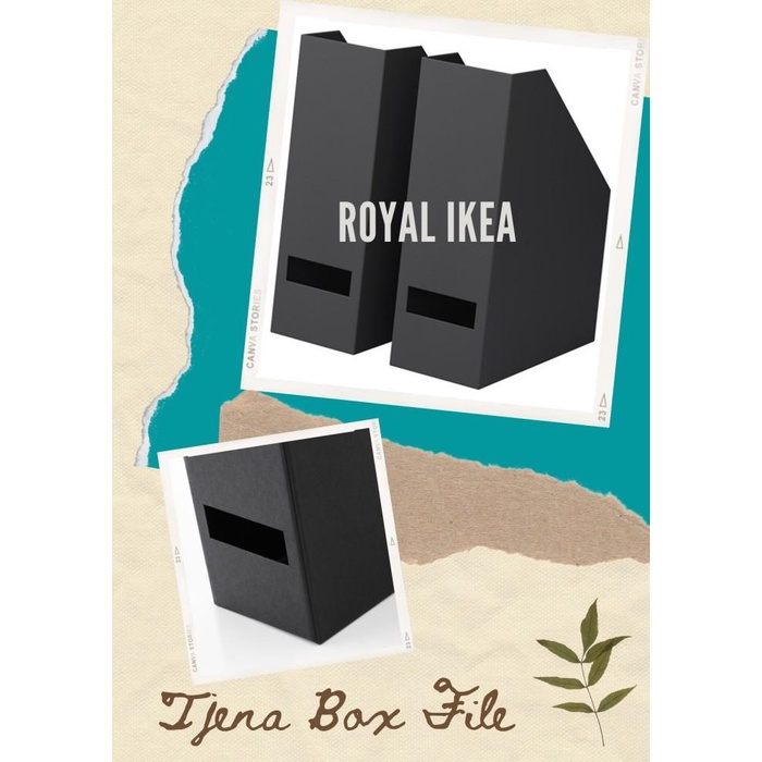 

Box File | 2 Pcs Box File Majalah Hitam Iktjena Black Box File 30X25X10