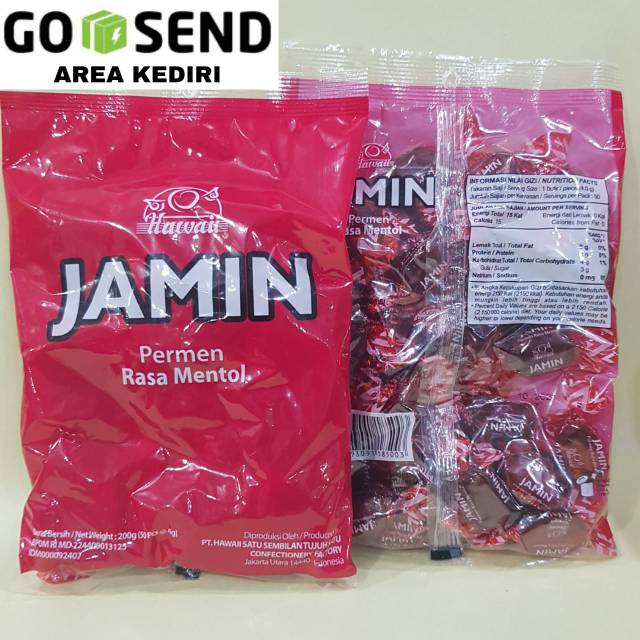 

Permen jamin 200gr isi 50 pcs cough drop/ permen pelega tenggorokan permen batuk permen menthol