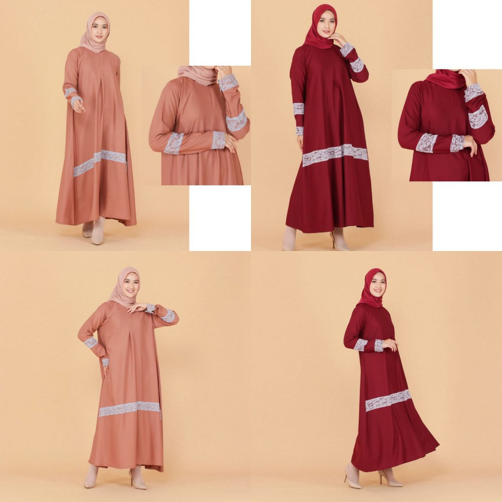 DISKON - SYAHLA DRESS - FLOTTILICIOUS / DRES MURAH / GAMIS MURAH / DRES MUSLIM