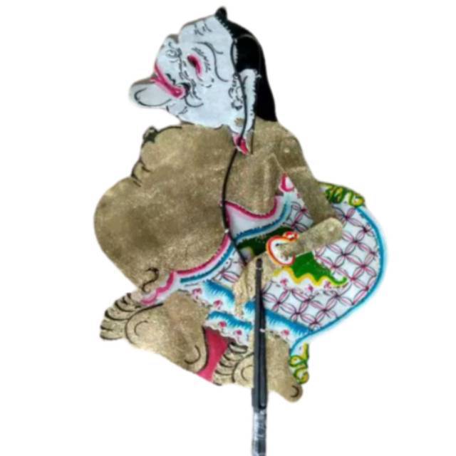 (BISA COD) KERAJINAN WAYANG KULIT SEMAR UKURAN BESAR 40x35 cm UNTUK DALANG DEWASA PAJANGAN DEKORASI