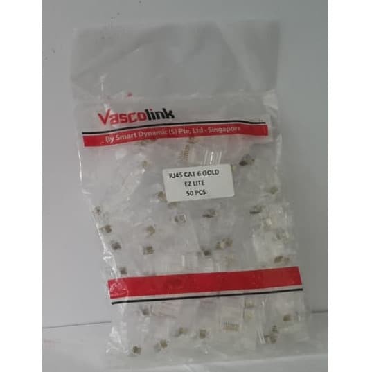 Connector Vascolink Cat 6 (50 Pieces)