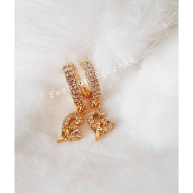 Anting import xuping love / anting love elegant / perhiasan xuping love import fashion