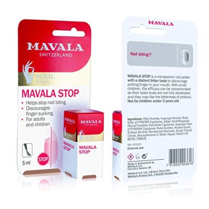 Mavala Stop Deterrent Nail Polish Treatment | Nail Care to Help Stop P