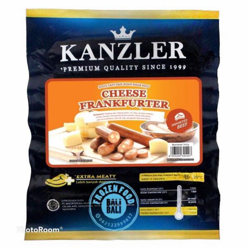 

kanzler cheese frankfurter