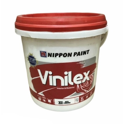 Cat Tembok Vinilex 5000 Kembang 1 Kg Putih 300 Nippon Paint 1Kg