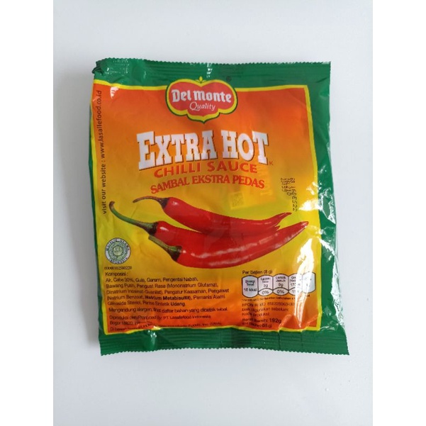 

Delmonte Saus Extra Hot Sachet isi 24