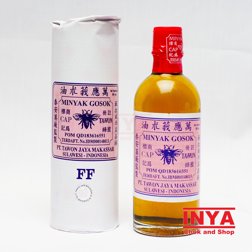 MINYAK GOSOK CAP TAWON FF 90ml - Liniment Oil - Massage - Pijat