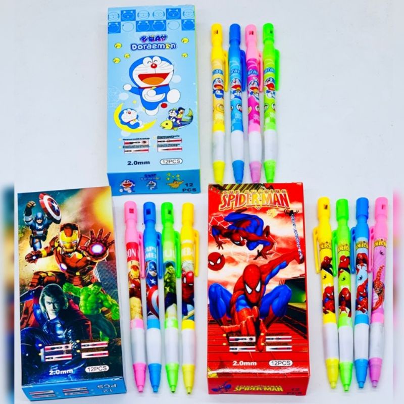 

PENSIL MEKANIK KARAKTER 0,5mm 12pcs