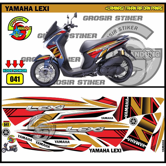 STRIPING VARIASI YAMAHA LEXI