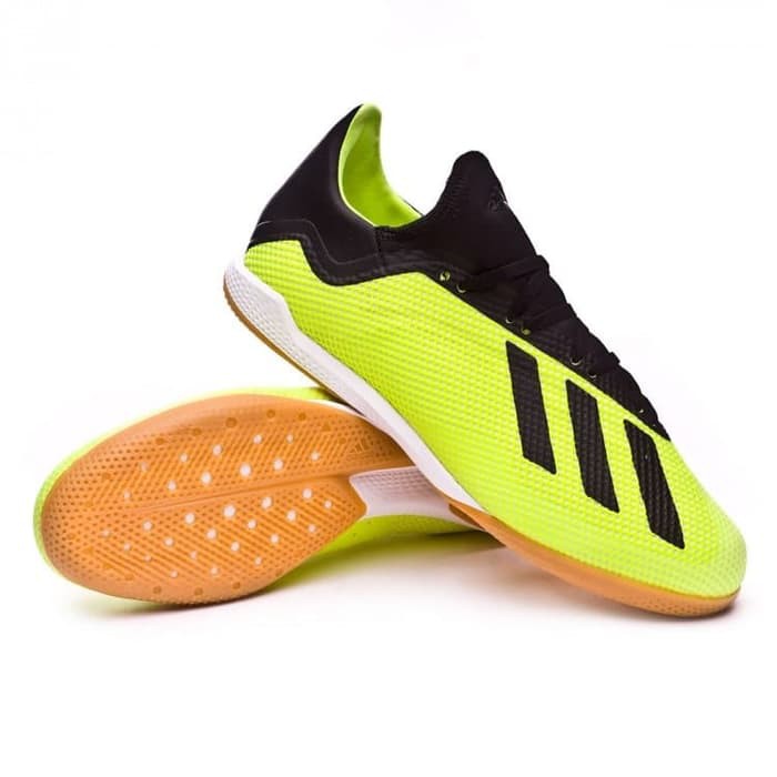 SUPER DISKON Sepatu Adidas X Tango 18.3 Indoor Solar Yellow Black