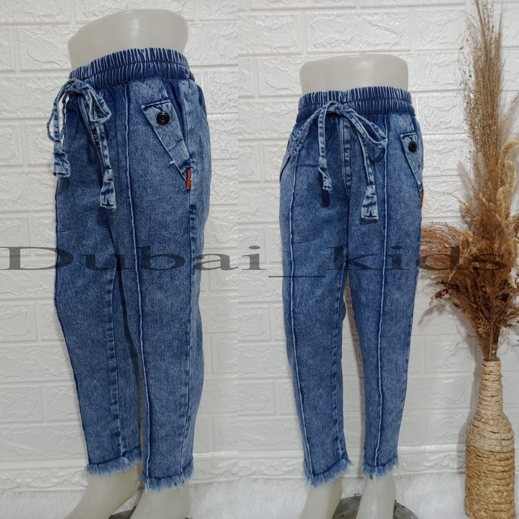 DUBAY_KIDS - celana jeans anak perempuan 10th - celana jeans anak perempuan - celana jeans premium -