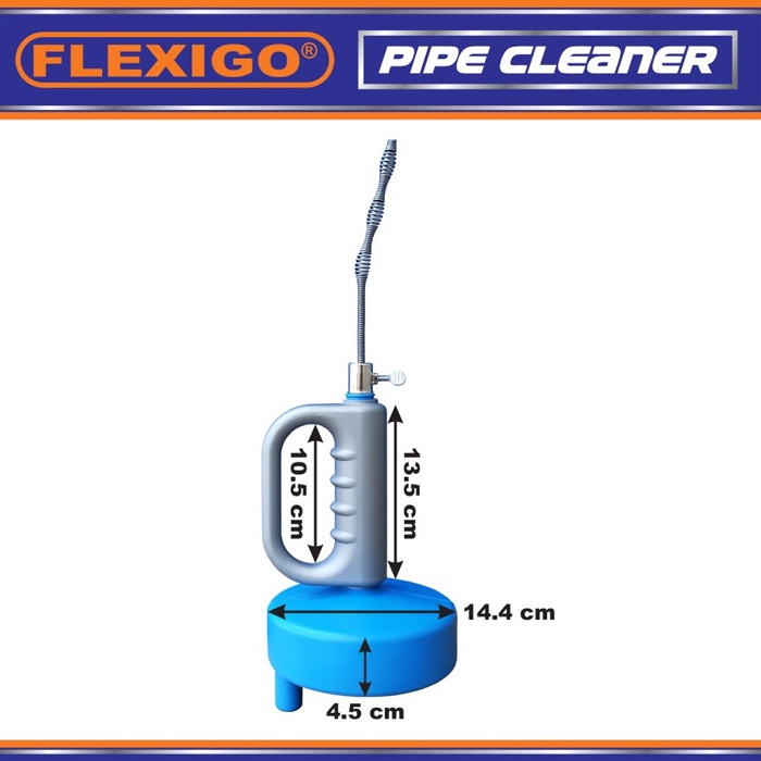 Pipe Cleaner 10 Meter x 1/4&quot; Pembersih Pipa Mampet / Flexigo flex Sling