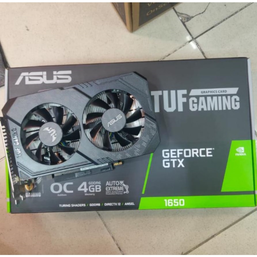 VGA ASUS TUF GTX1650 OC Edition 4GB GDDR6 GAMING RESMI