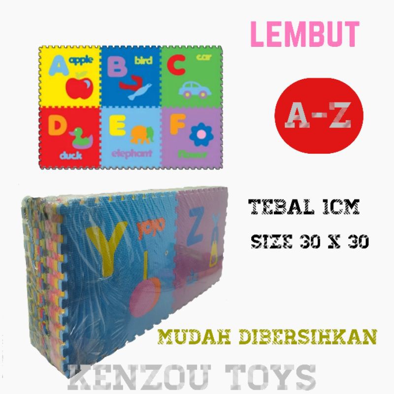 Evamat Puzzle Mat A-Z Gambar