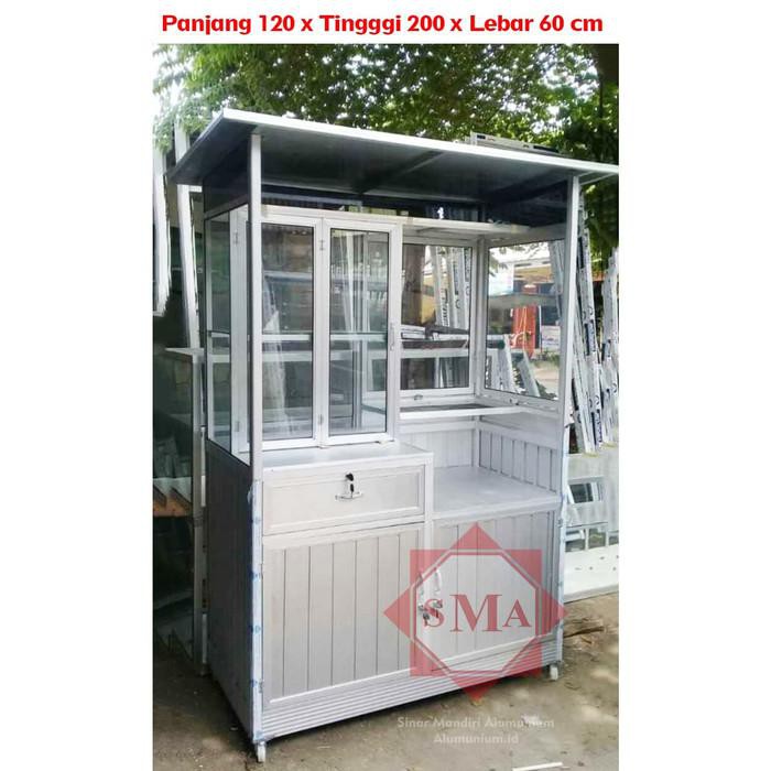 Gerobak Jualan / Gerobak Makanan / Gerobak Alumunium