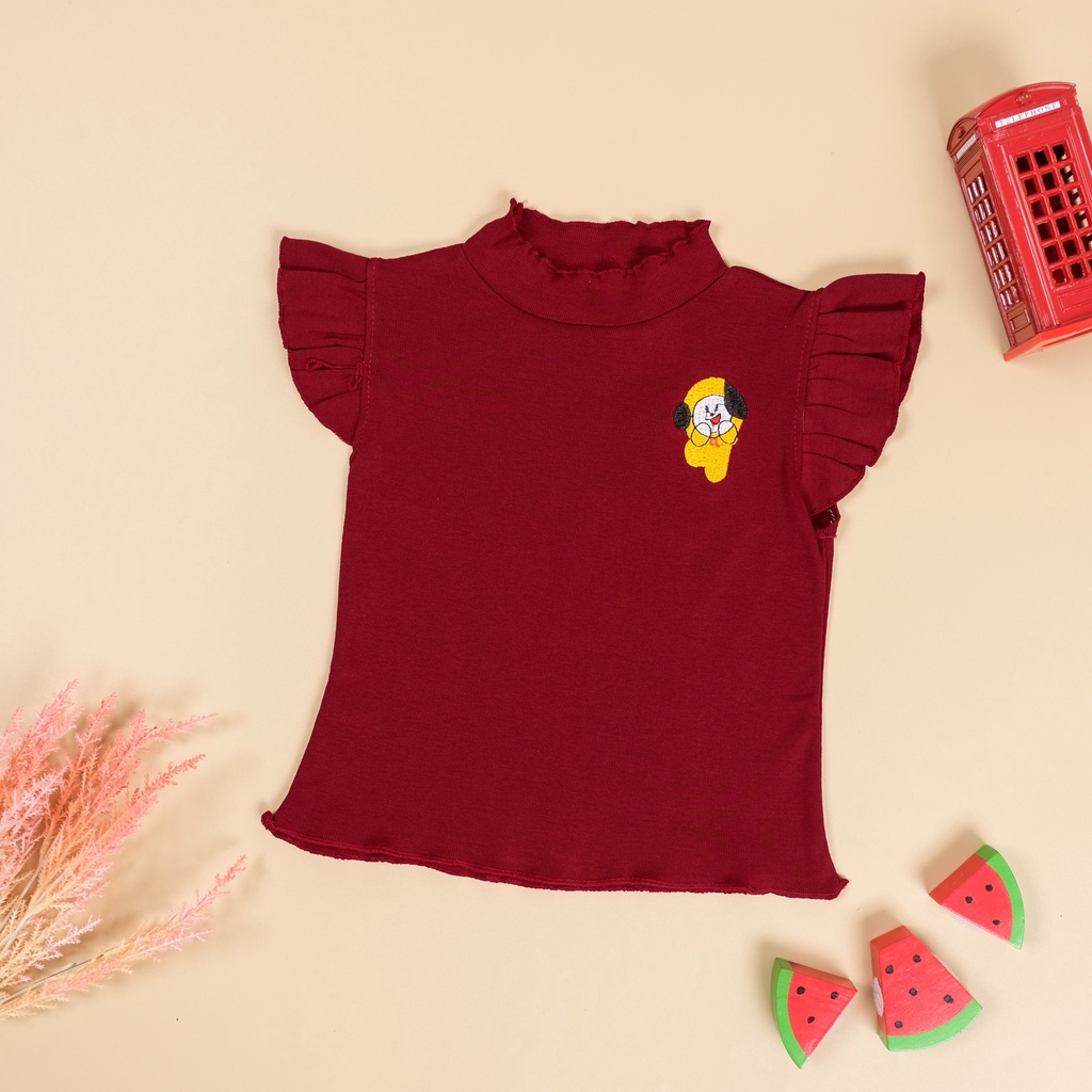 Owlet - Kaos anak perempuan / Atasan anak perempuan 1-5 tahun