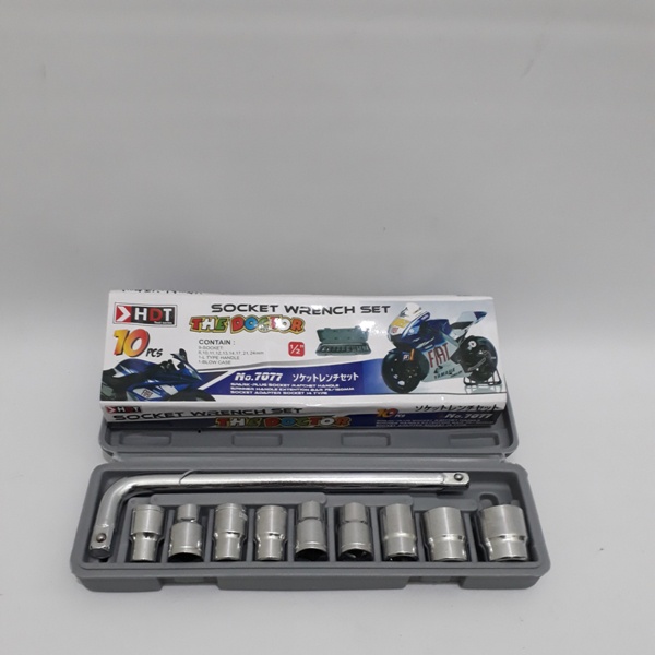 Kunci sok 10 pcs socket wrench set 10pcs