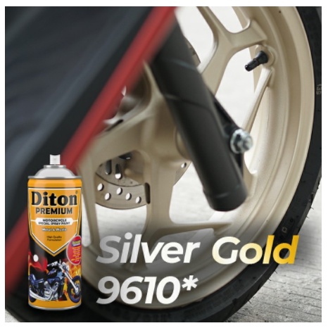 Cat Semprot DITON PREMIUM Velg - Silver Gold 9610*