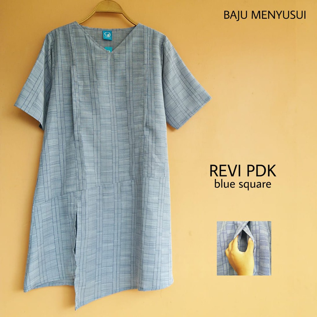 MAMIGAYA Nursing Wear REVI Pendek Baju Menyusui Blouse Nenyusui