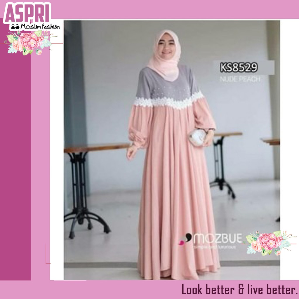 Gamis Syari Pesta Mozbue