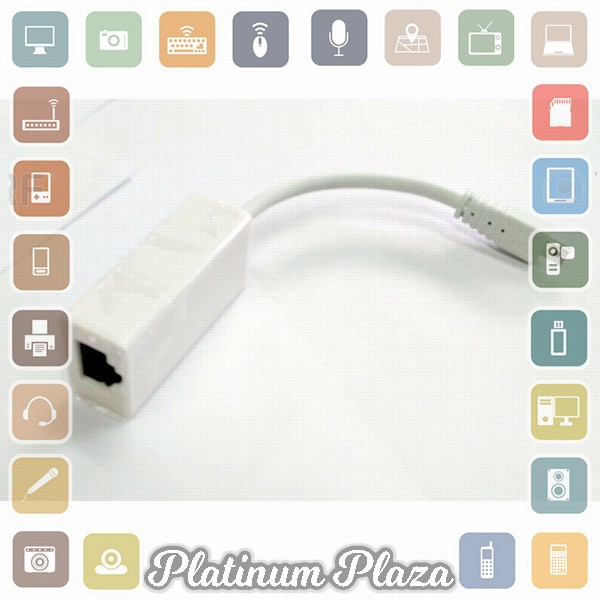 DeLOCK Mini USB to RJ45 LAN Cable Adapter - White`26JWQE-